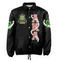 Africa Zone Greek Life Clothing - AKA Sorority Pearl 1908 Crossing Jacket A31