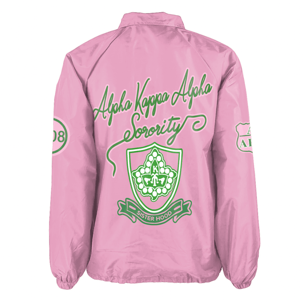 Africa Zone Greek Life Clothing - AKA Sorority Jack Style Crossing Jacket A31