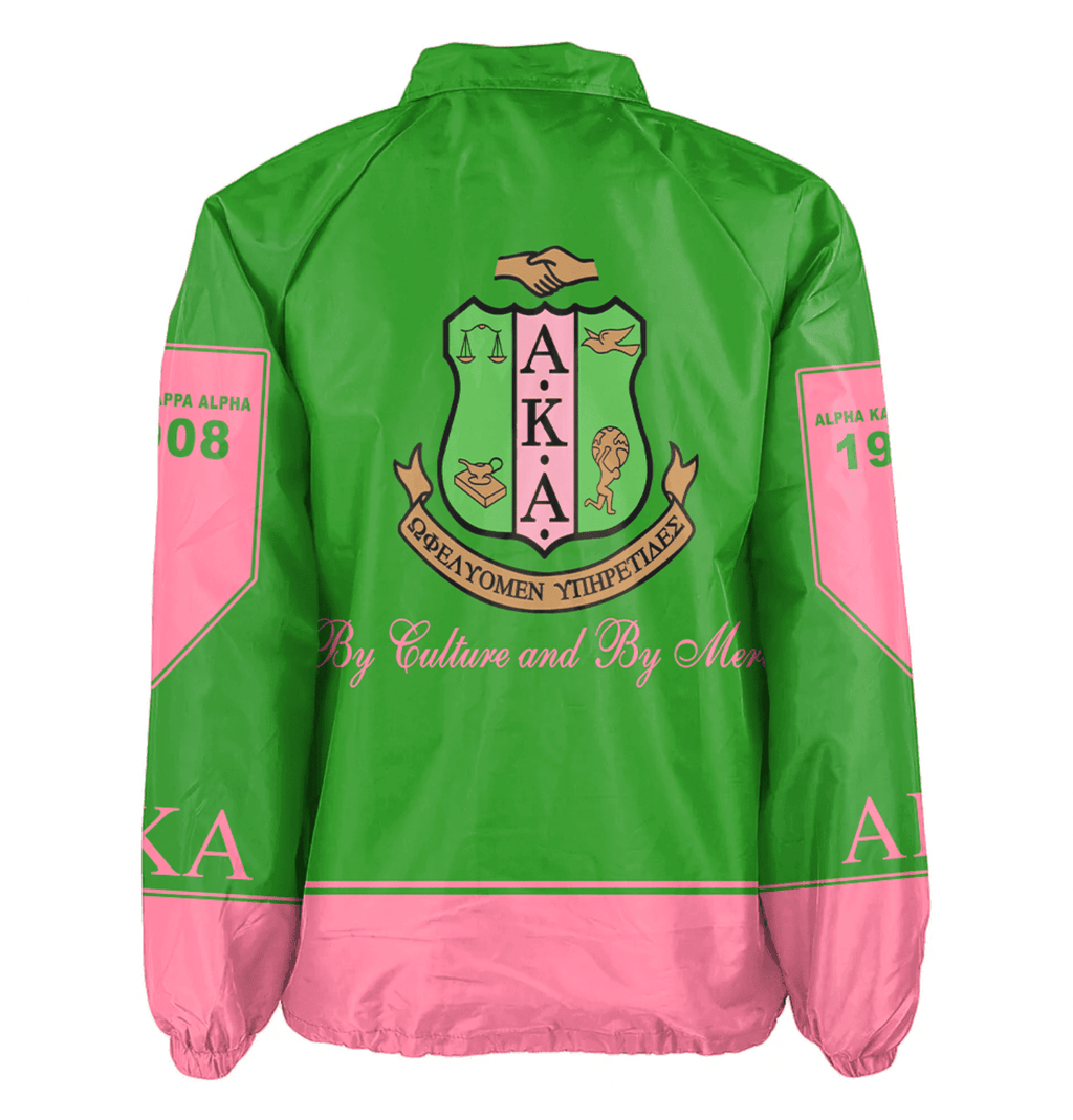 Africa Zone Greek Life Clothing - AKA Sorority HBCU Crossing Jacket A31
