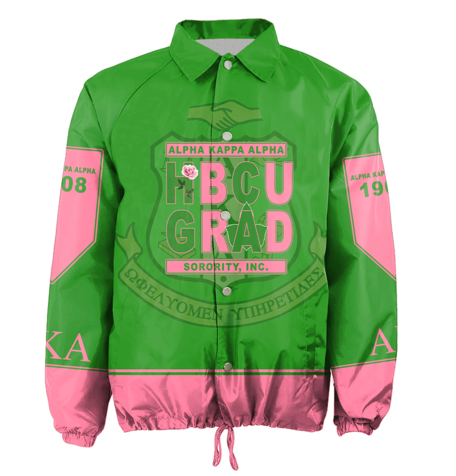 Africa Zone Greek Life Clothing - AKA Sorority HBCU Crossing Jacket A31