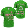 Africa Zone Greek Life Clothing - AKA Sorority Black History Month Baseball Jersey A31