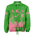 Africa Zone Greek Life Clothing - AKA Sorority Paint Style Crossing Jacket A31