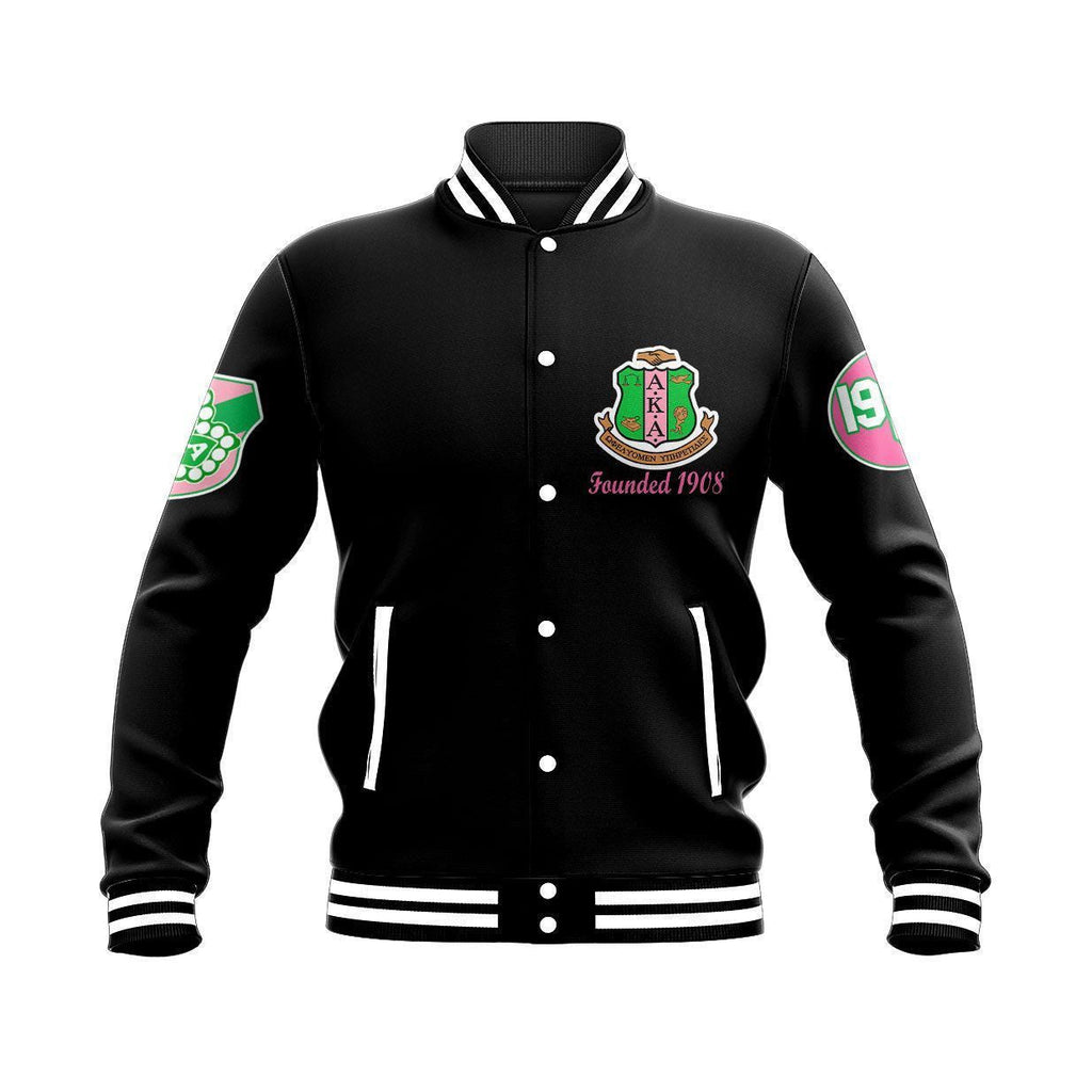 AKA Sorority - Brian Style Baseball Jacket