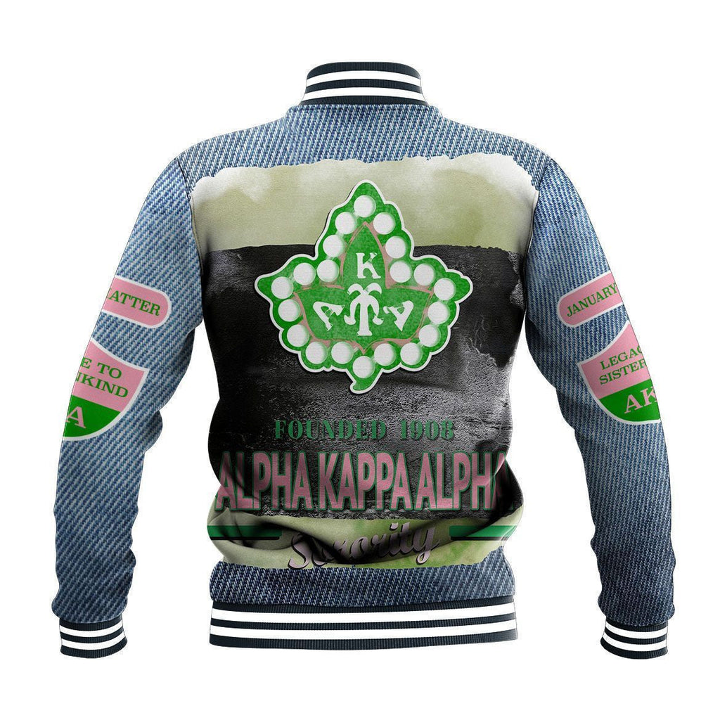 AKA Sorority Baseball Jacket