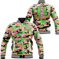 Africa Zone Greek Life Clothing - AKA Sorority Signature Camouflage Baseball Jackets T5