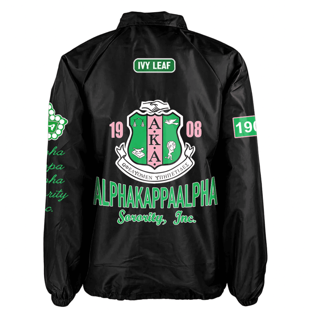 Africa Zone Greek Life Clothing - Ivy League AKA Sorority Crossing Jacket A31