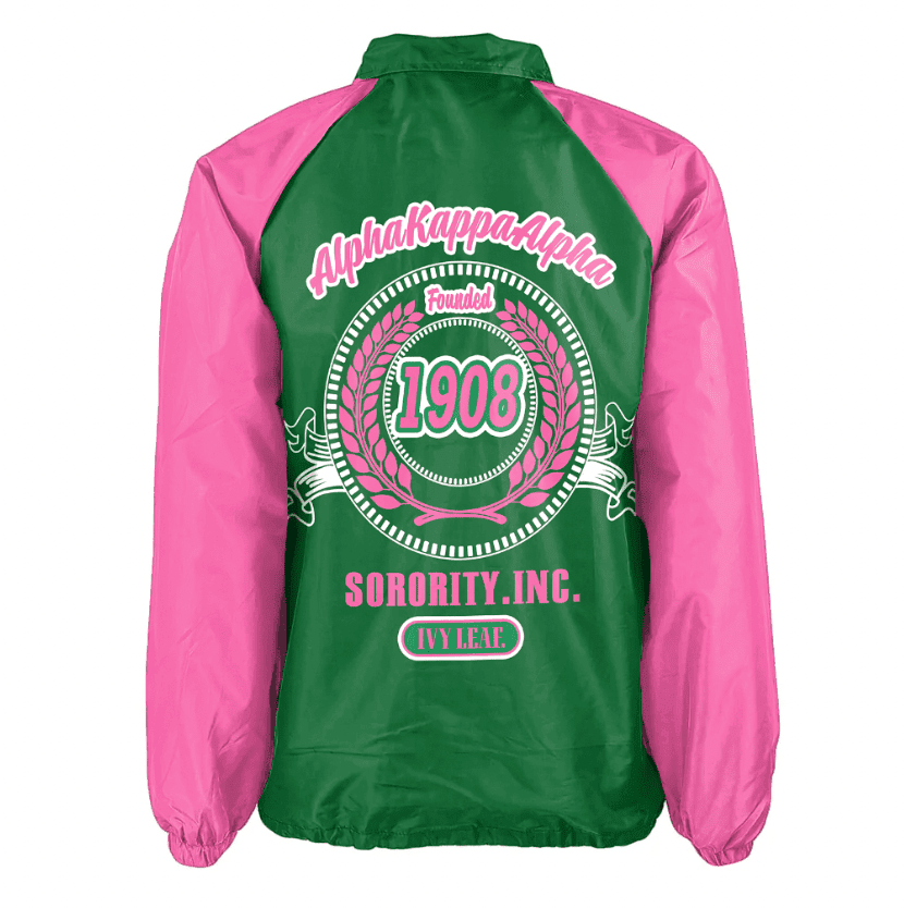 Africa Zone Greek Life Clothing - AKA Sorority John Style Crossing Jacket A31