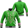 Africa Zone Greek Life Clothing - AKA Sorority Hye Won Hye Dashiki Baseball Jackets A31