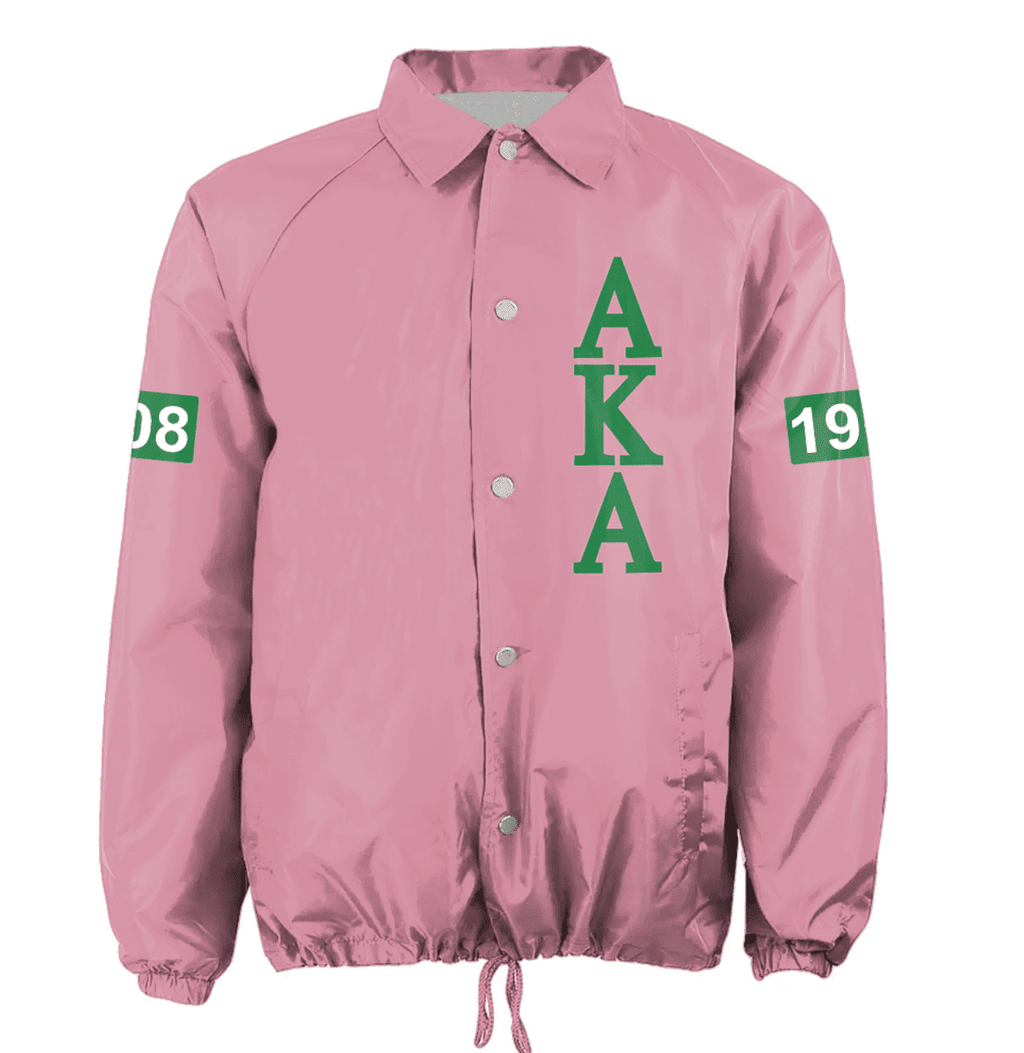 Africa Zone Greek Life Clothing - AKA Sorority Erik Style Crossing Jacket A31