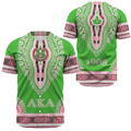 Africa Zone Greek Life Clothing - AKA Sorority Dashiki Baseball Jerseys A31