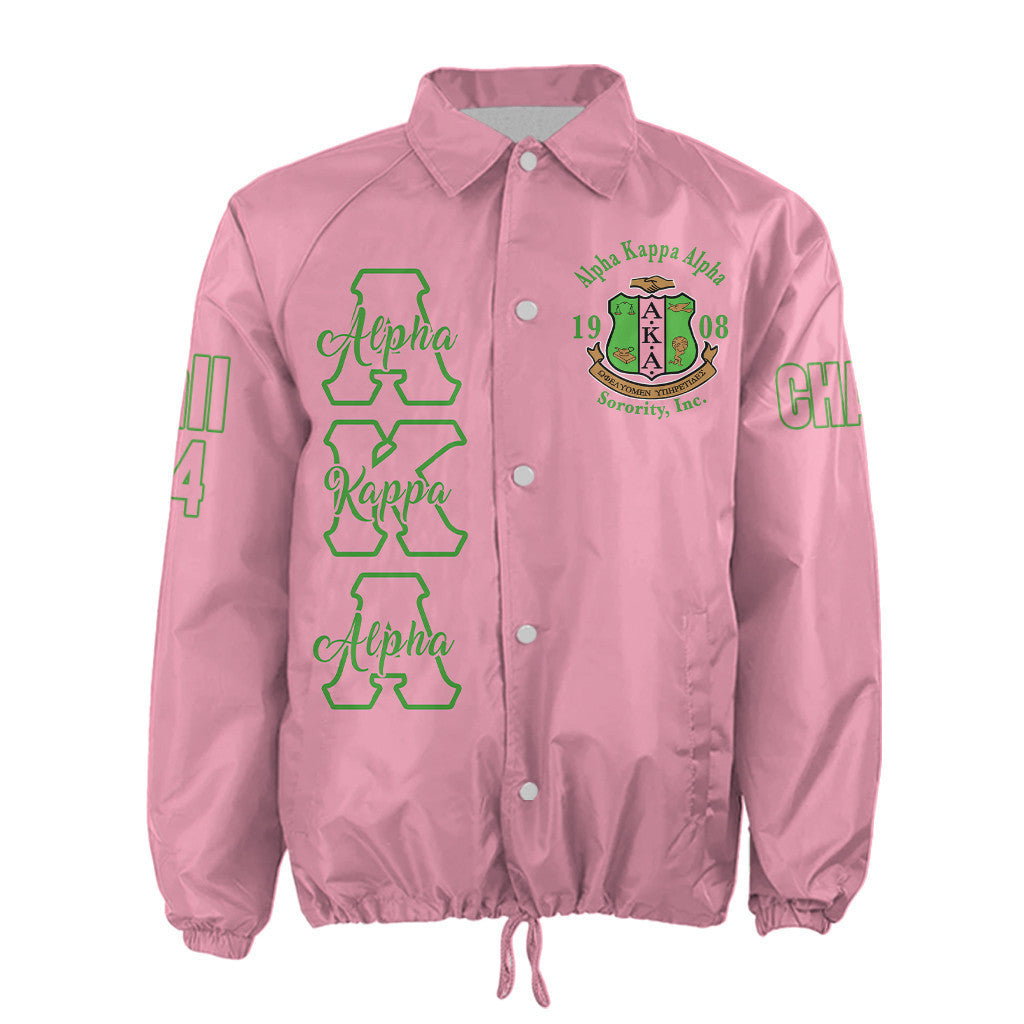 (Custom) Africa Zone Greek Life Clothing - AKA Sorority Crossing Jacket A31