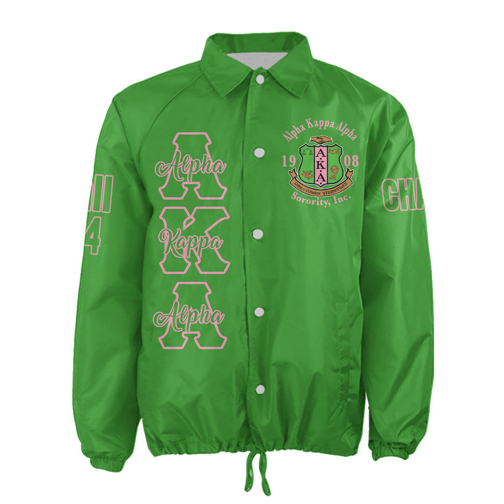 (Custom) Africa Zone Greek Life Clothing - AKA Sorority Crossing Jacket A31