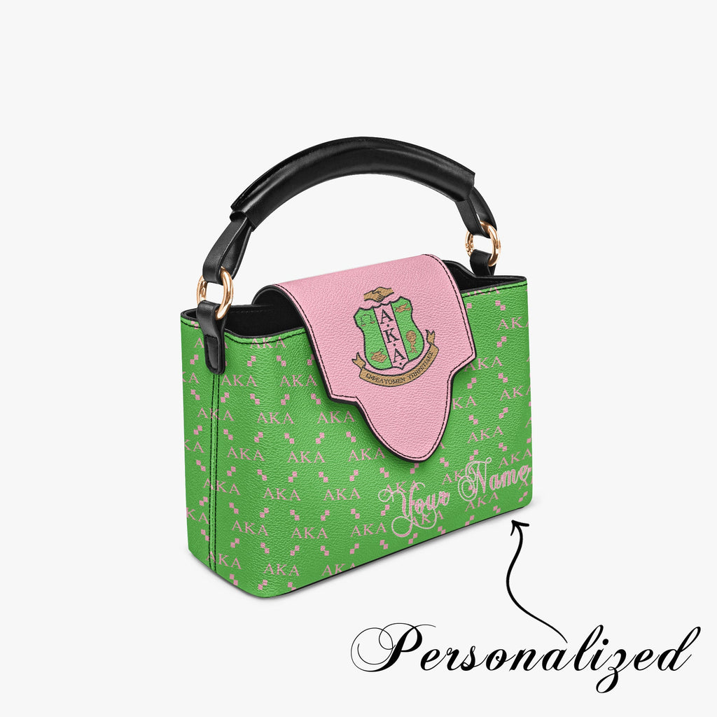 Africa Zone Greek Life Accessories - AKA Sorority Mini Delicate Women’s Crossbody Bag A31