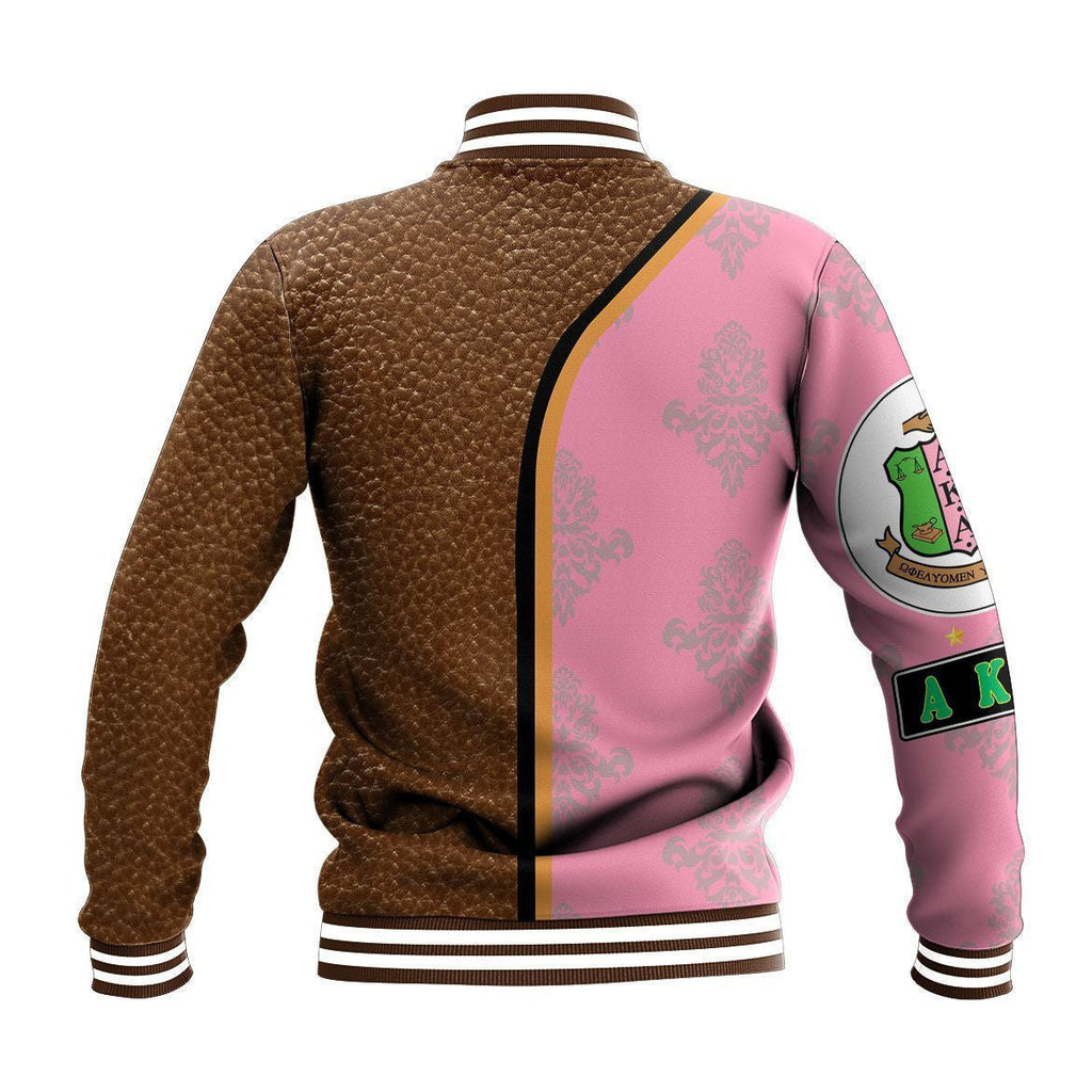 Africa Zone Greek Life Clothing - Pray Girl AKA Sorority Baseball Jacket J5