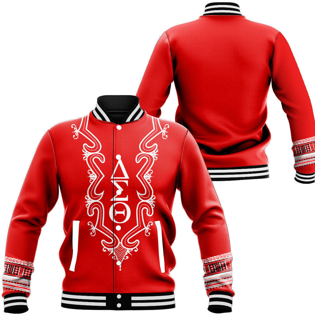 Africa Zone Greek Life Clothing - Delta Sigma Theta Sorority Hye Won Hye Dashiki Baseball Jackets A31