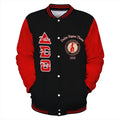 Africa Zone Greek Life Clothing - Delta Sigma Theta Sorority Hand Sign Elephant Baseball Jacket J5
