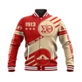 Africa Zone Greek Life Clothing - Delta Sigma Theta Sorority Swift Balls Baseball Jacket A31