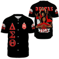 Africa Zone Greek Life Clothing - Delta Sigma Theta Sorority Sisterhood Baseball Jerseys A31