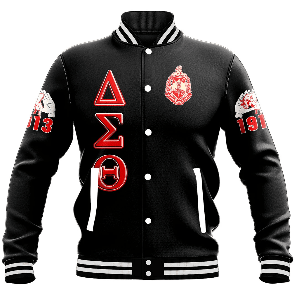 Africa Zone Greek Life Clothing - Delta Sigma Theta Sorority Sisterhood Baseball Jackets A31