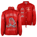 (Custom) Africa Zone Greek Life Clothing - Delta Sigma Theta Sorority Pyramid Crossing Jacket A31