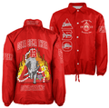 (Custom) Africa Zone Greek Life Clothing - Delta Sigma Theta Sorority Elephant Pyramid Crossing Jacket A31