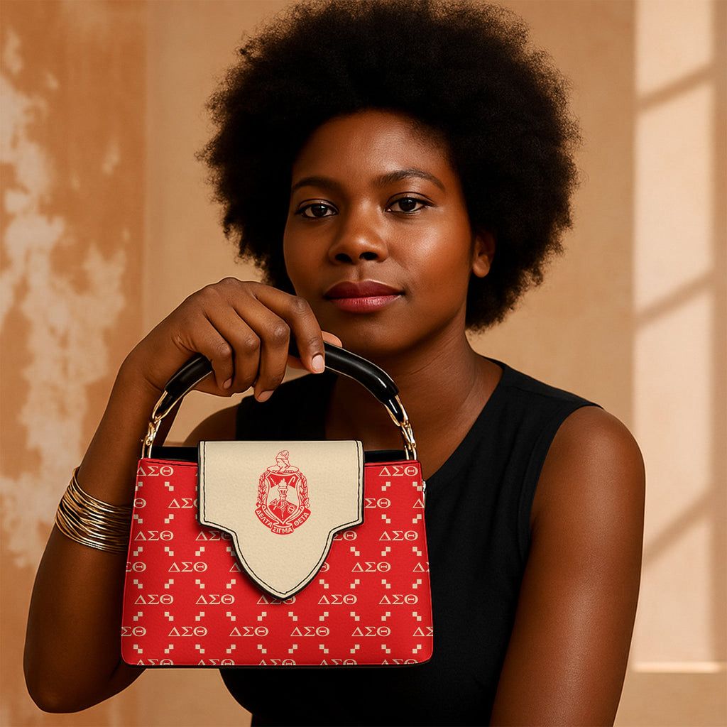 Africa Zone Greek Life Accessories - Delta Sigma Theta Sorority Mini Delicate Women’s Crossbody Bag A31