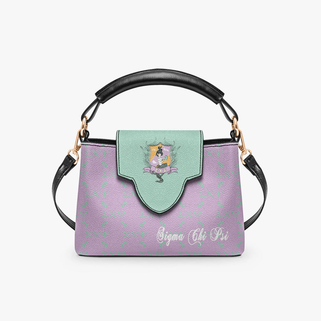 Greeklife Accessories - Sigma Chi Psi Sorority Mini Delicate Women’s Crossbody Bag A31
