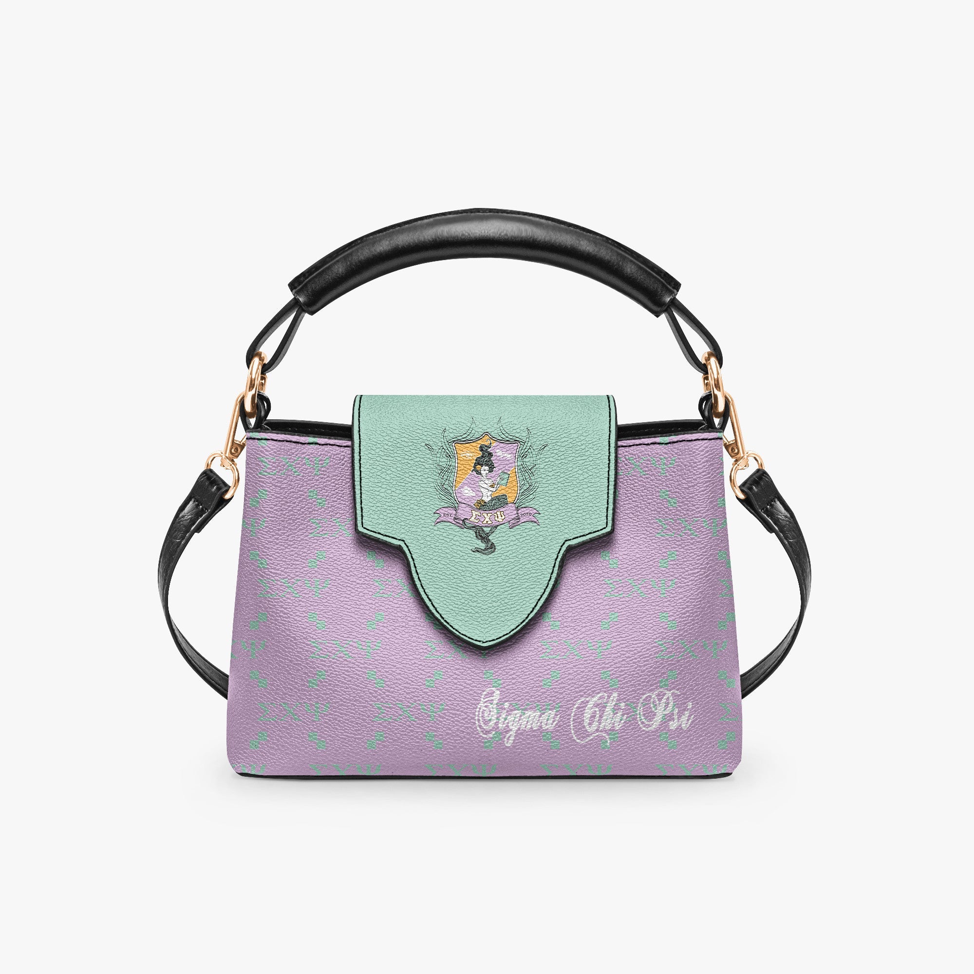 Greeklife Accessories - Sigma Chi Psi Sorority Mini Delicate Women’s Crossbody Bag A31
