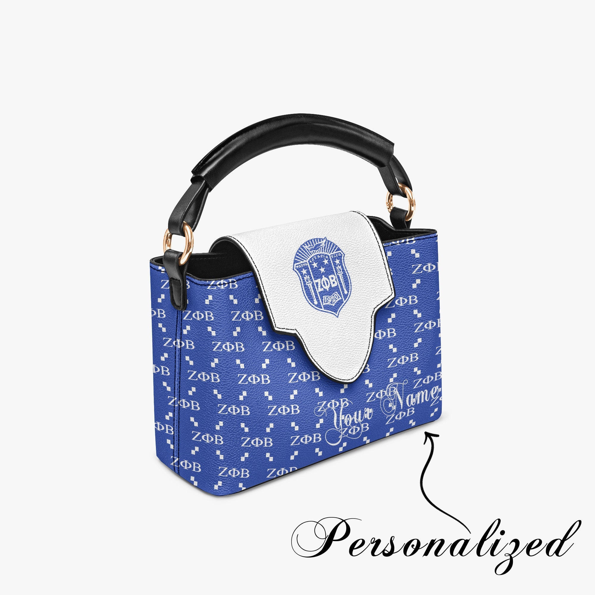 Greeklife Accessories - Zeta Phi Beta Sorority Mini Delicate Women’s Crossbody Bag A31