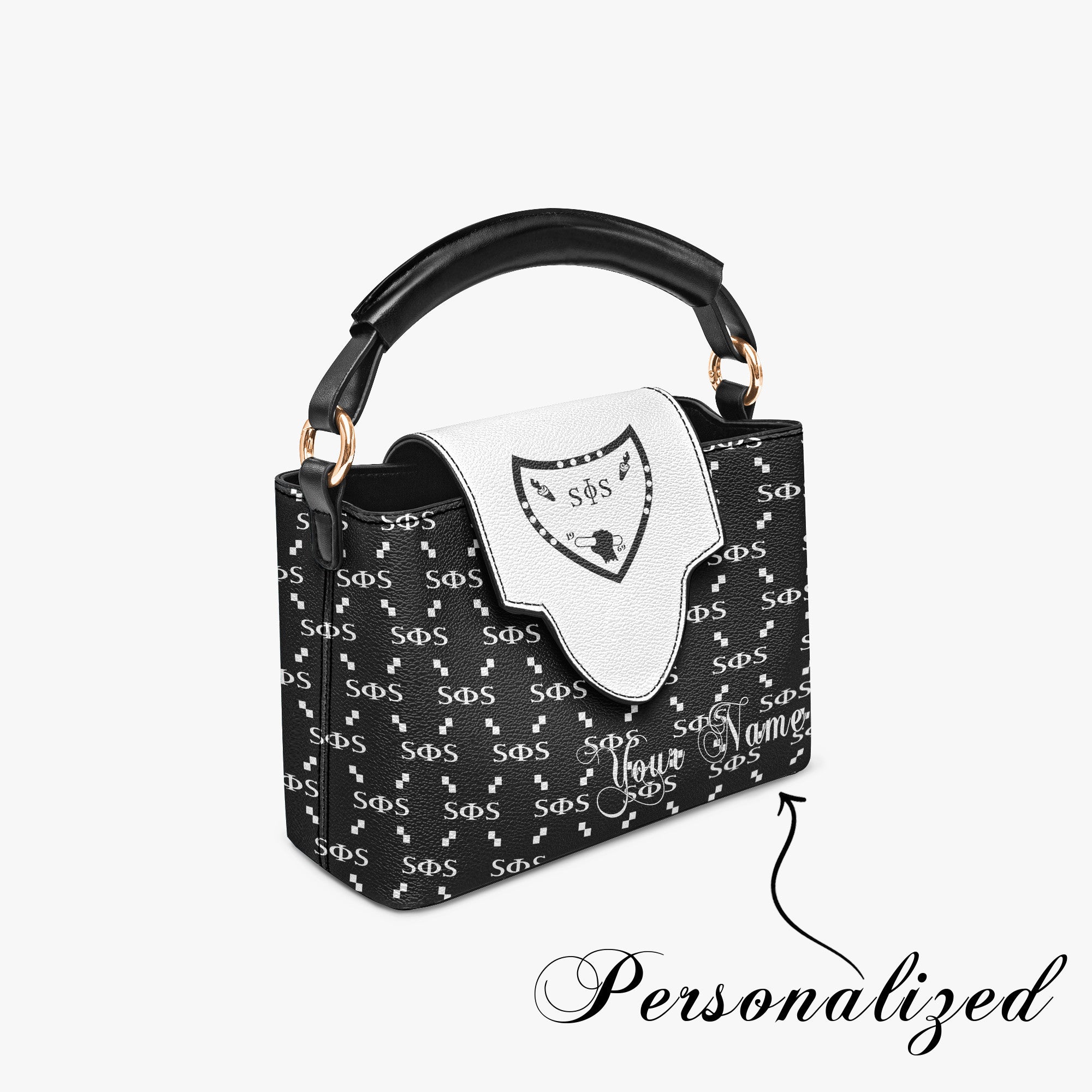 Greeklife Accessories - Swing Phi Swing Social Fellowship Mini Delicate Women’s Crossbody Bag A31