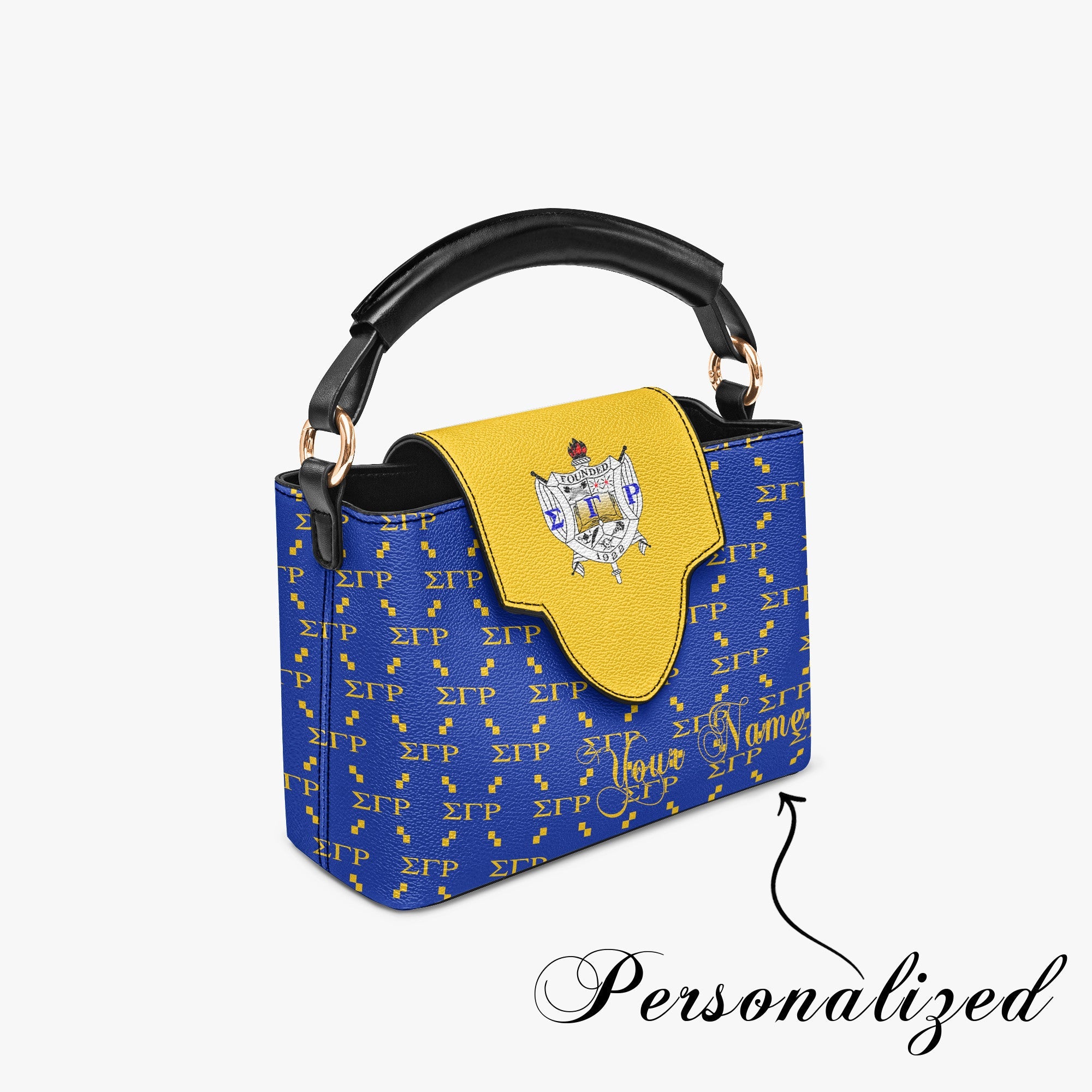Greeklife Accessories - Sigma Gamma Rho Sorority Mini Delicate Women’s Crossbody Bag A31