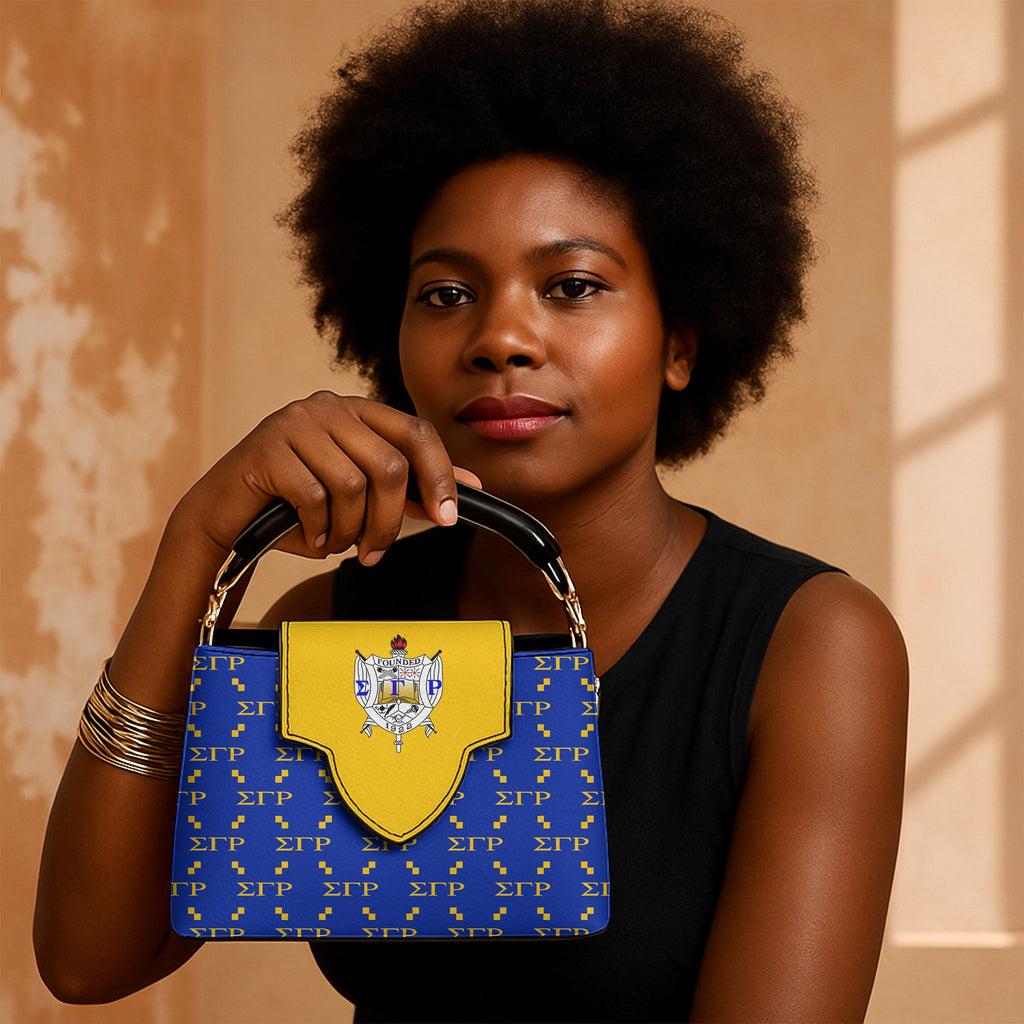 Greeklife Accessories - Sigma Gamma Rho Sorority Mini Delicate Women’s Crossbody Bag A31