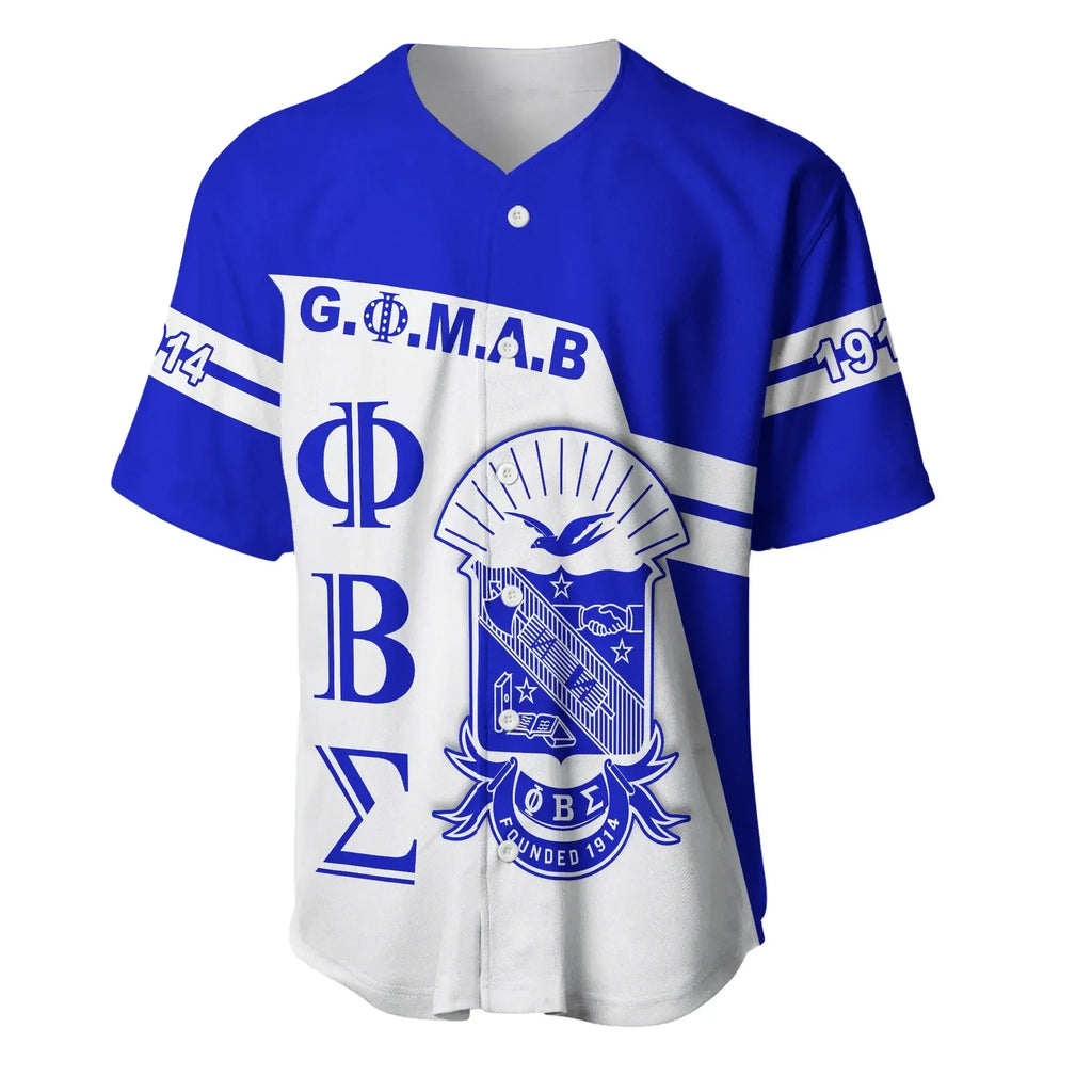 Africa Zone Baseball Jersey - Newest Phi Beta Sigma Baseball Jersey J5