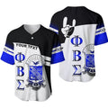 Personalised Newest Phi Beta Sigma (Black) Baseball Jersey