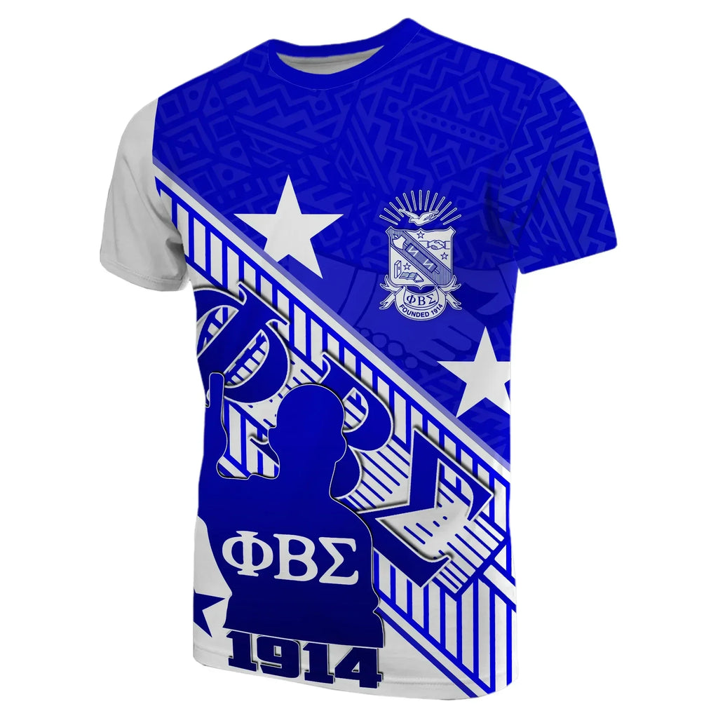 Africa Zone T-shirt - Personalized Phi Beta Sigma Crest Style T-shirt J5