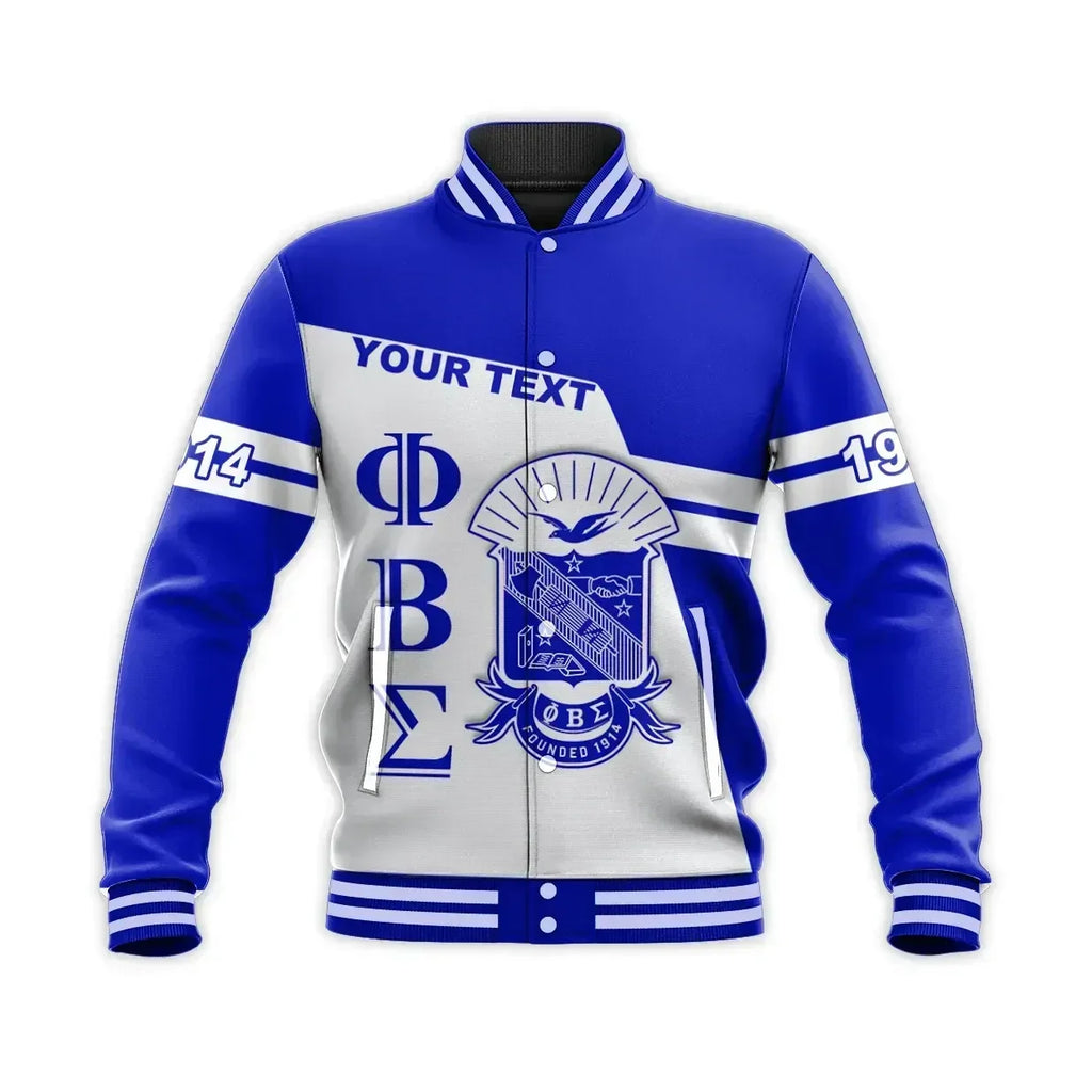 Personalised Newest Phi Beta Sigma  Baseball Jacket