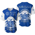 Phi Beta Sigma Blue GOMAB Baseball Jersey