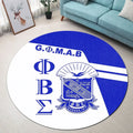 Newest Phi Beta Sigma Round Carpet
