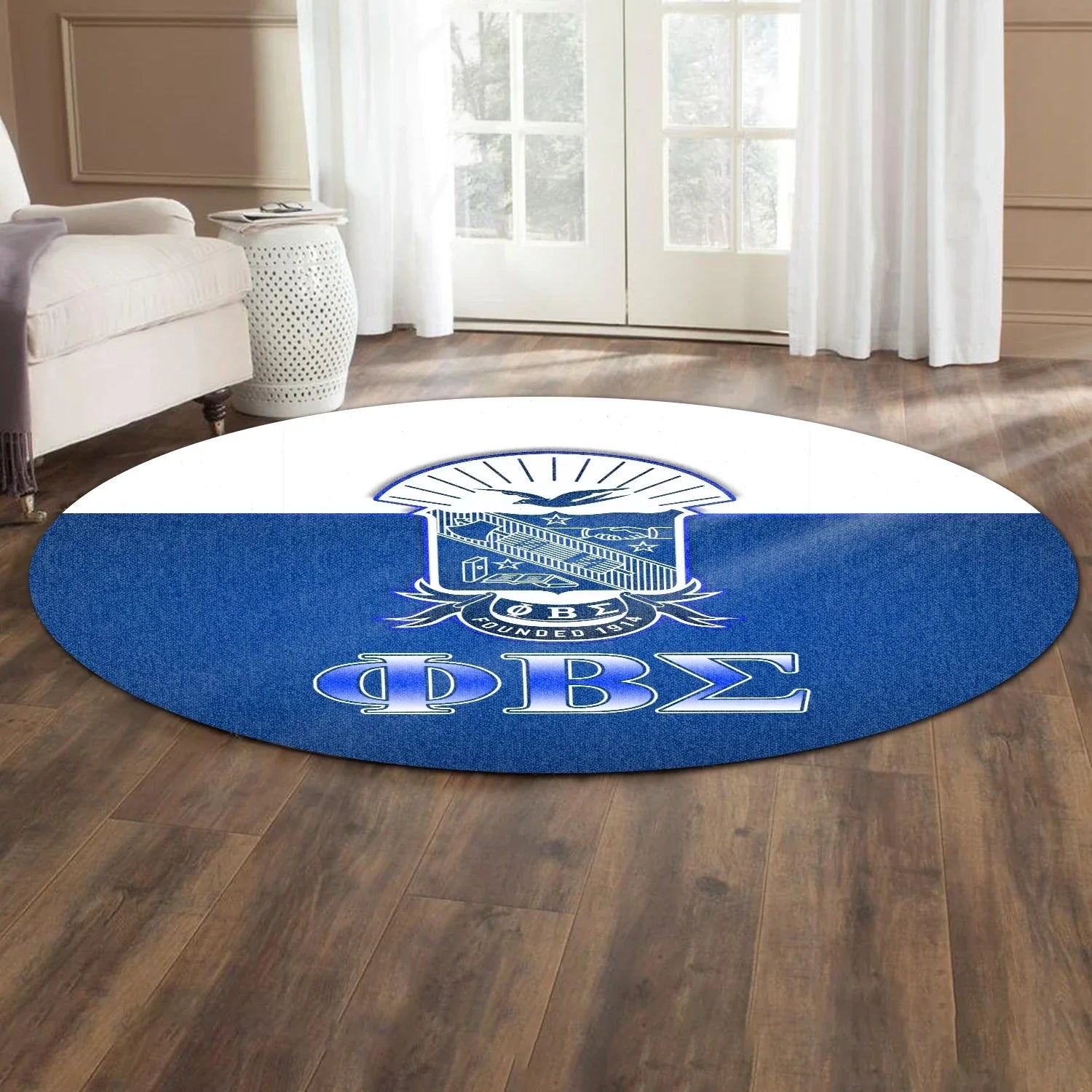 Africa Zone Carpet - Phi Beta Sigma Lovers Version 02 Round Carpet J5