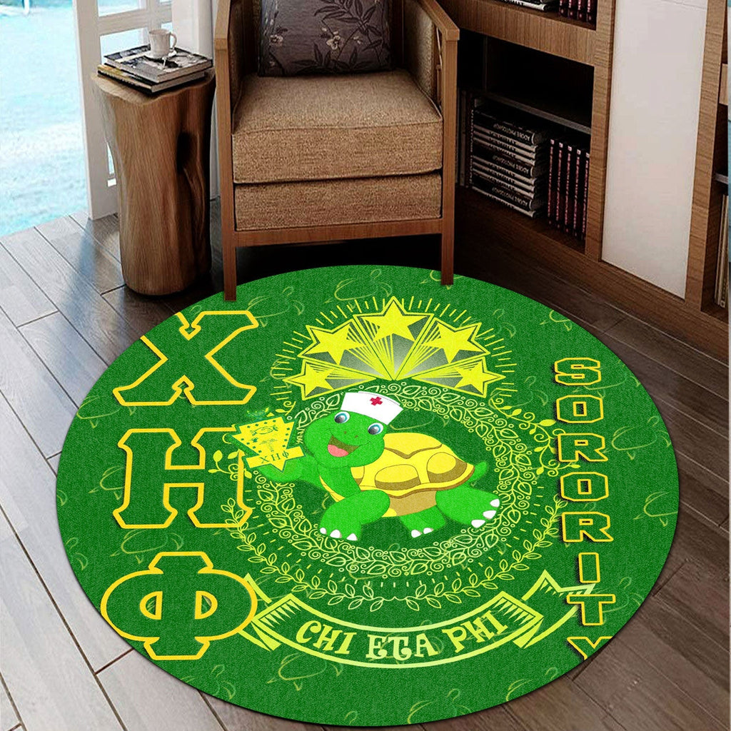 Africa Zone Round Carpet - Chi Eta Phi Sorority Turtle Pattern Round Carpet | Lovenewzealand.co
