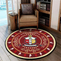 Handsign Kap Nupe Frat Round Carpet J5 | Africazone