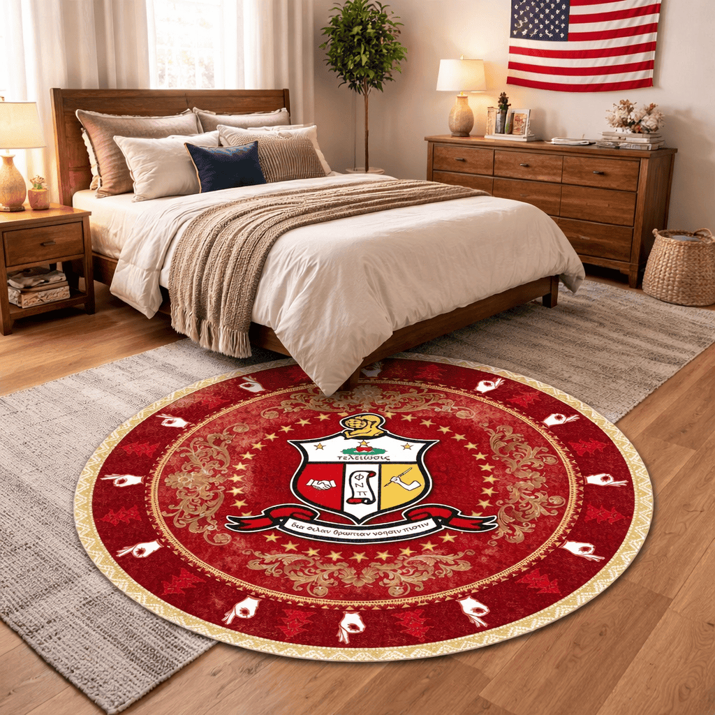 Nupes 1911 Handsign Round Rug - Legacy Home Decor