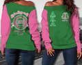 AKA Sorority Women Off Shoulder John Style J5