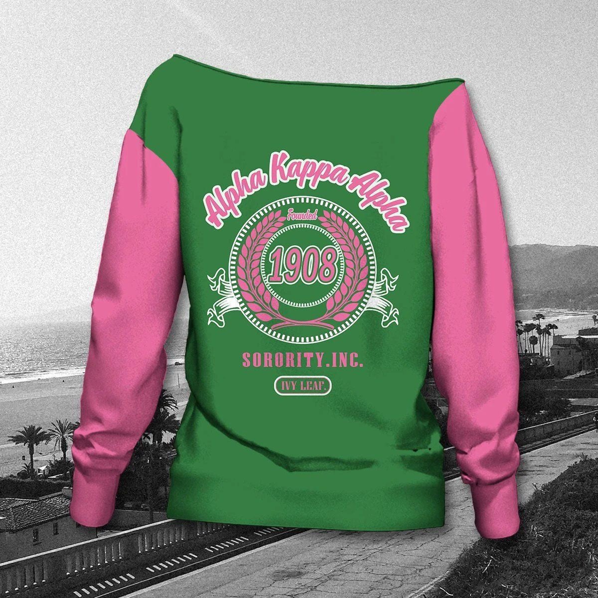 AKA Sorority Women Off Shoulder John Style J5