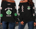 Ivy League AKA Sorority Women Off Shoulder J5