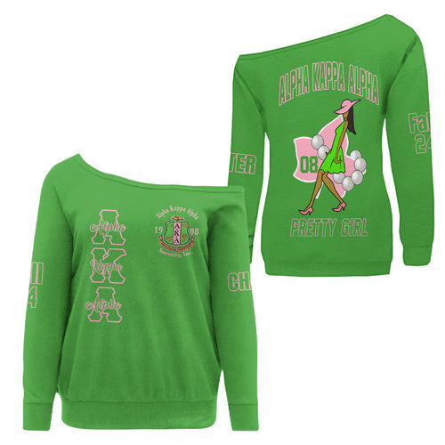 (Custom) Africa Zone Greek Life Clothing - AKA Sorority Pretty Girl A31
