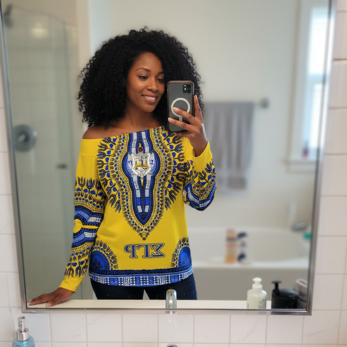 SGRhos 1922 Legacy Off Shoulder Sweaters - Heritage Pride Dashiki Style