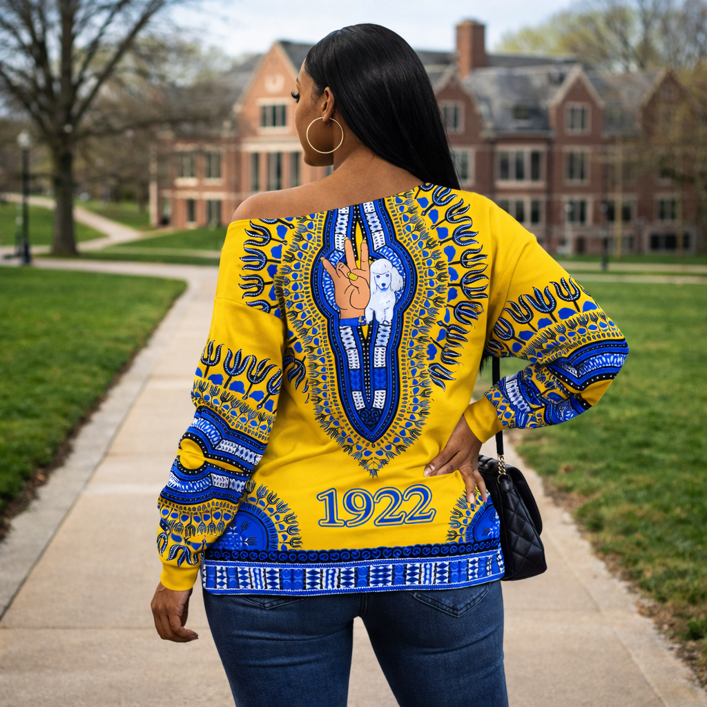 SGRhos 1922 Legacy Off Shoulder Sweaters - Heritage Pride Dashiki Style
