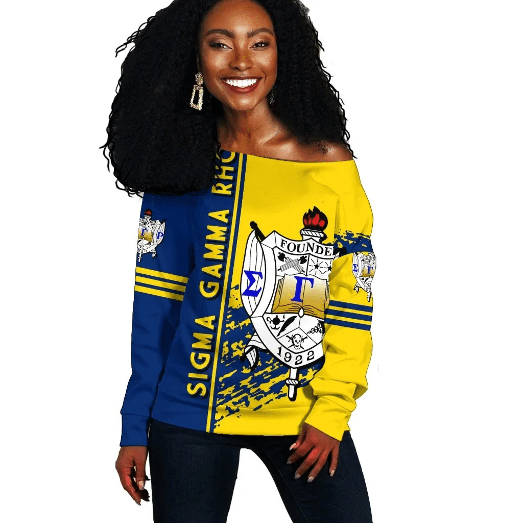 SGRhos 1922 Sisterhood Off Shoulder Sweaters - Brush Style