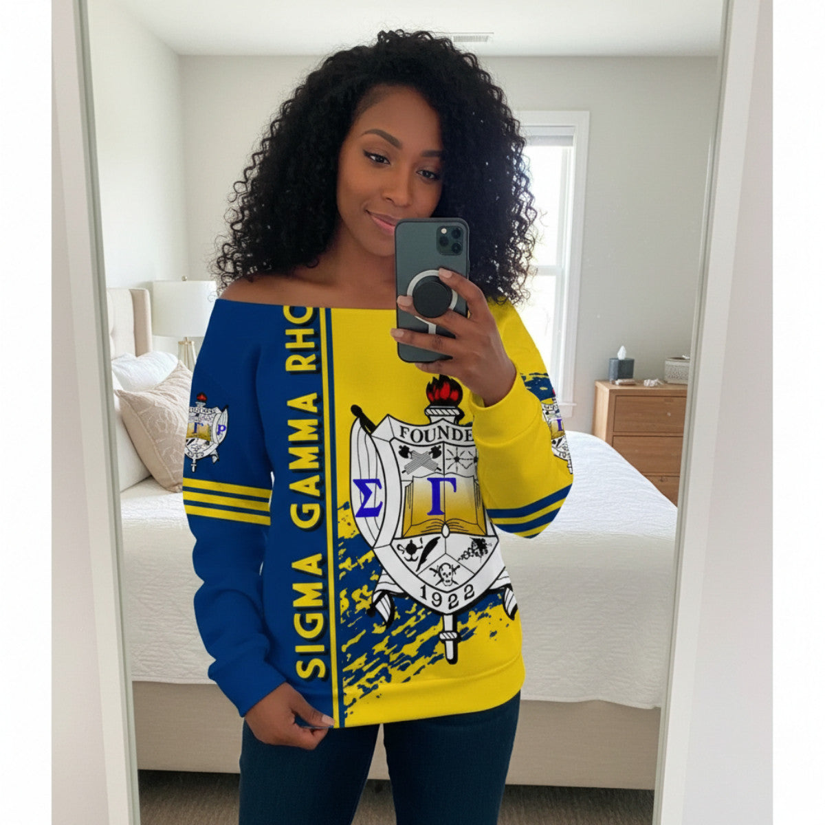 SGRhos 1922 Sisterhood Off Shoulder Sweaters - Brush Style